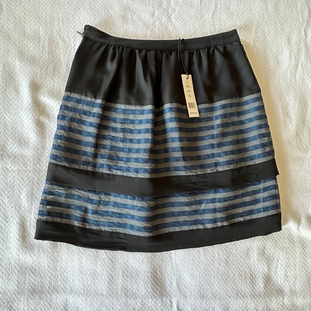 W118 by Walter Baker Jaime Skirt, Navy Stripe, XS